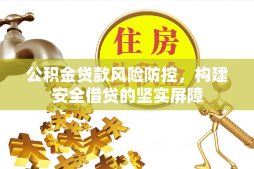 上杭公积金贷款风险防控，构建安全借贷的坚实屏障