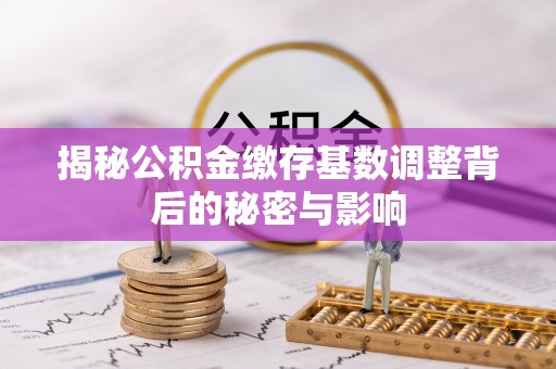 上杭揭秘公积金缴存基数调整背后的秘密与影响