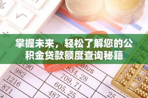 上杭掌握未来，轻松了解您的公积金贷款额度查询秘籍