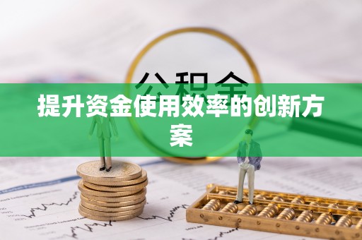 上杭提升资金使用效率的创新方案