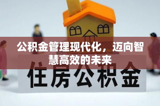 上杭公积金管理现代化，迈向智慧高效的未来
