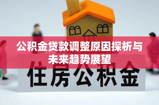 上杭公积金贷款调整原因探析与未来趋势展望