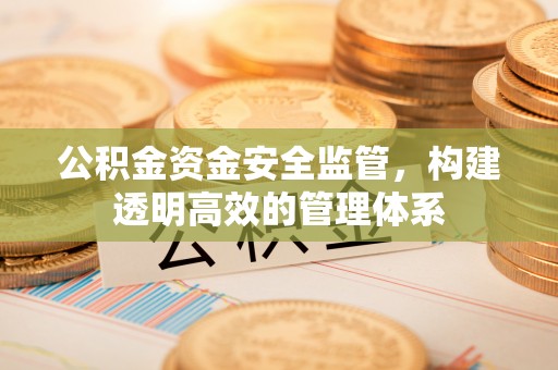上杭公积金资金安全监管，构建透明高效的管理体系