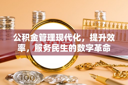 上杭公积金管理现代化，提升效率，服务民生的数字革命